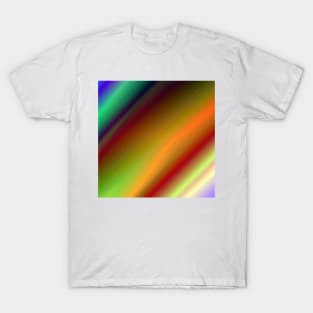 colorful abstract rainbow pattern background T-Shirt